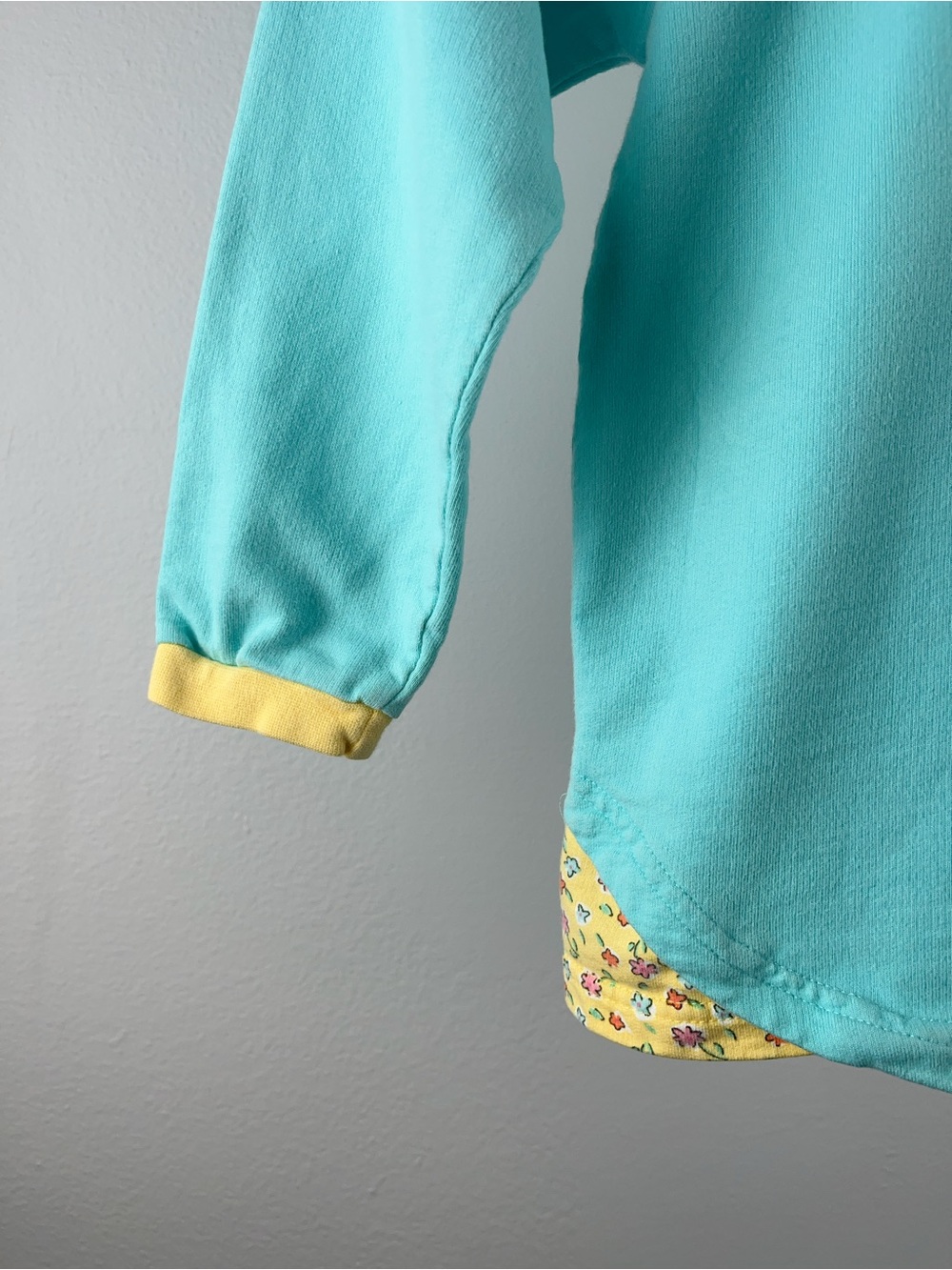Gymboree 1998 Vintage Floral Embroidered Spring Is In The Air Sweatshirt, XL 5-6 - Picture 6 of 16
